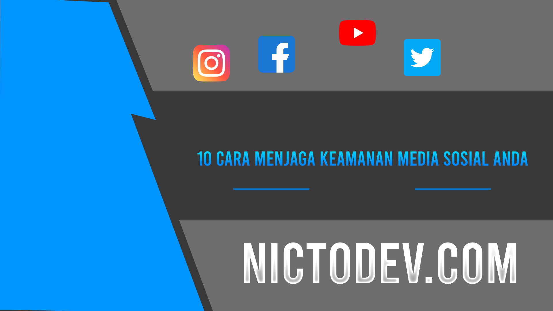 10 Cara Menjaga Keamanan Media Sosial Anda! - NICTO DEV