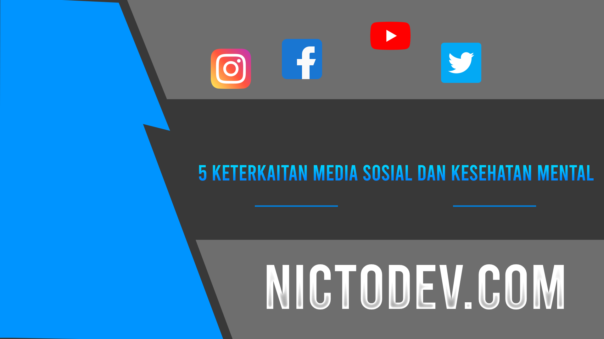 5 Keterkaitan Media Sosial Dan Kesehatan Mental [Lengkap] - NICTO DEV